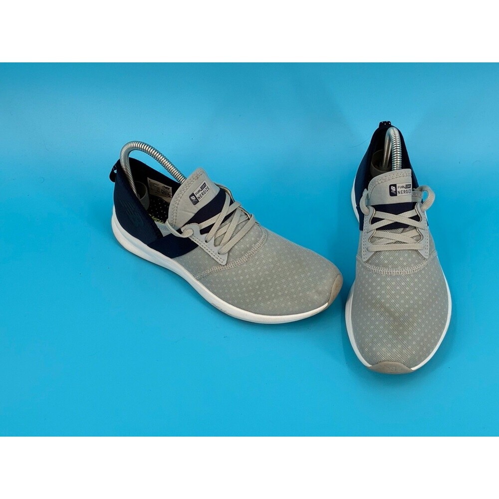 New Balance FuelCore Nergize Women’s 9 B Gray Navy Training Shoes WXNRGFP